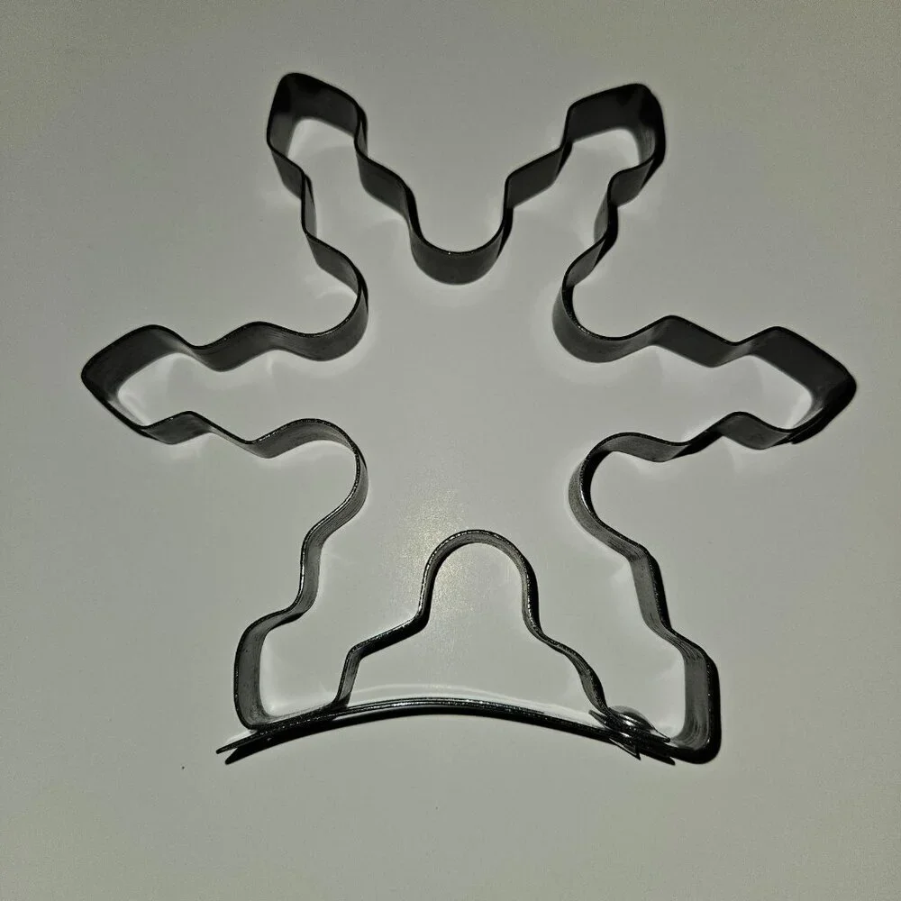 4 Holiday Pancake Molds Christmas Tree Snowflake Snowman Gingerbread NEVER USED